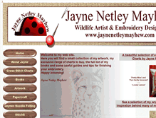 Tablet Screenshot of jaynenetleymayhew.com